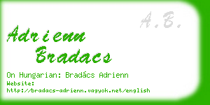 adrienn bradacs business card