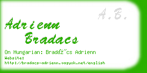 adrienn bradacs business card